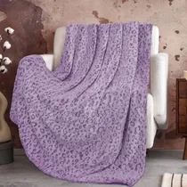 Comprar Zhiku Mantas Polares Manta Morada Manta Suave Y Acogedora