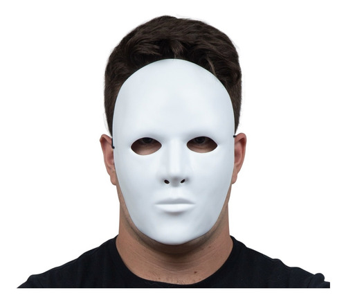 Imagen 1 de 1 de Máscara Blanca Sin Expresión Para Hombre