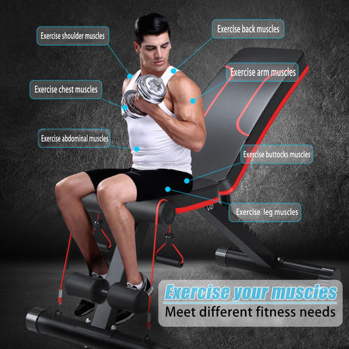 Cadehub Banco De Entrenamiento Banco De Pesas Ajustable