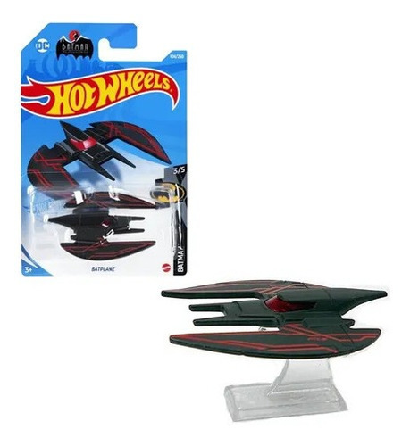 Batman Batplane Batinave 3/5 - Hot Wheels 104/250