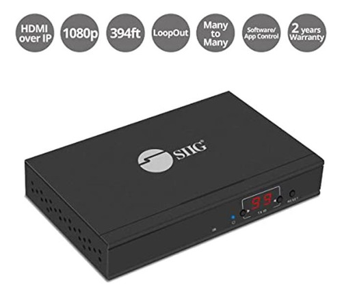 Caja De Transmisor (tx) Siig Para Extensor De Hdmi Sobre
