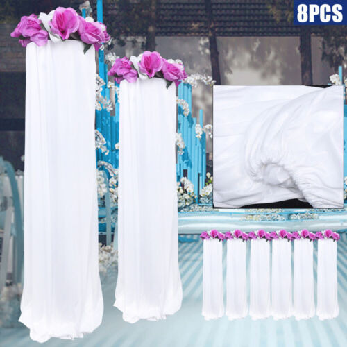 Artificial Flower Columns Pillars 8pcs Flower Rack Weddi Wss