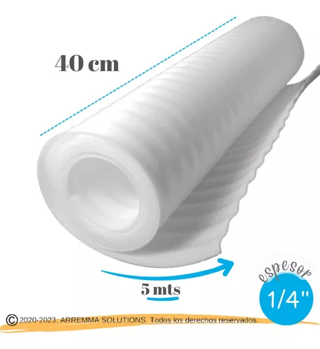 Polifoam Rollo Espuma Embalaje Sustituto Burbuja 50mtsx40cm