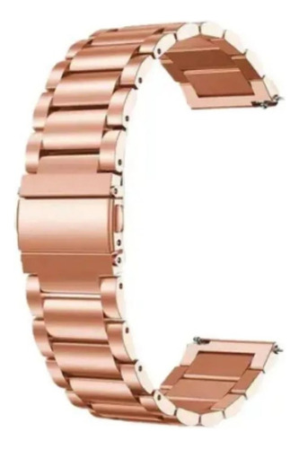 Pulseira Aço Inox Compatível Com Colmi P71 E Fossil Bq1051 Cor Rose Gold