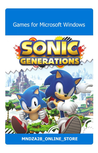 Imagen 1 de 6 de Sonic Generations Juego Para Pc En Físico Dvd