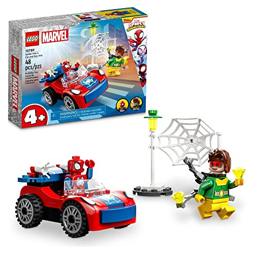 Set Lego Marvel El Coche De Spider-man Y Doc Ock 10789, Spid