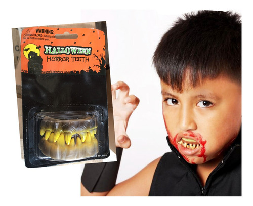 Dientes Falsos Vampiro Halloween Disfraces Terror Oferta