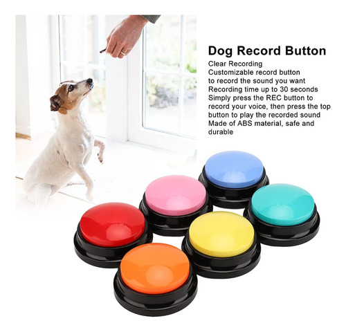 Juego Botones De Comunicacion Para Mascota Perro Gato Señal