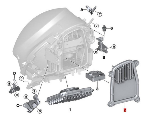 Módulo De Señal De Giro Led Derecho 63118737589 Para F55 F56