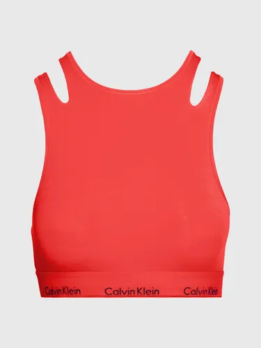 Top Rojo - Ck Deconstructed Para Mujer Calvin Klein