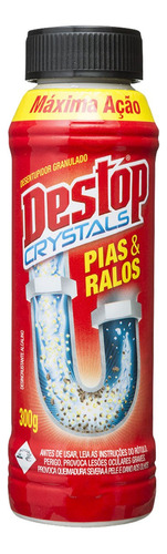 Desentupidor De Pias E Ralos Crystals 300g