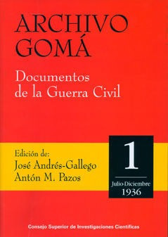 Archivo Goma Documentos Guerra Civil 1 Julio-diciembre 19...