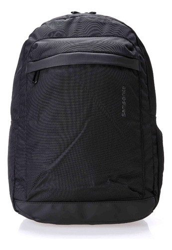 Mochila Samsonite Acceleration Moonlight Black, diseño de tela lisa