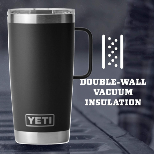Yeti 20oz Con Asa Tapa Clásica Termo Rambler 591ml | Blanco