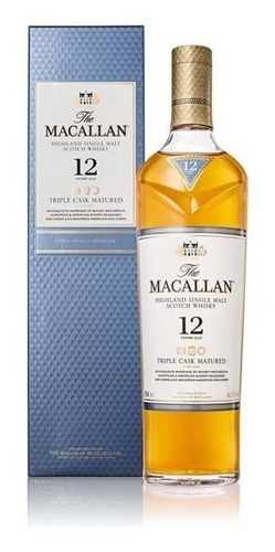 Imagen 1 de 10 de Whisky The Macallan 12 Años Triple Cask Matured 700ml.