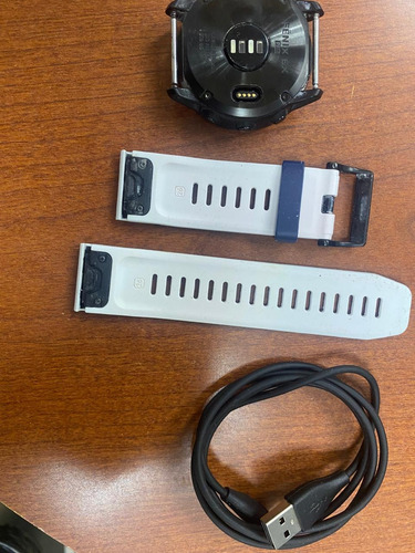 Reloj Garmin Fénix 6x Pro Gris Oscuro Liso Azul Marino Gris Oscuro (Usado)