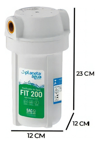 Purificador Fit 200 Planeta Água - 2000 Cor Branco