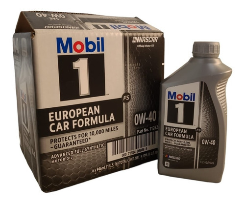 Mobil 1 0w40 Caja X6 De 1cuarto