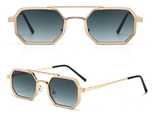 Gafas De Sol De Metal, Gafas De Sol A La Moda, Dobles