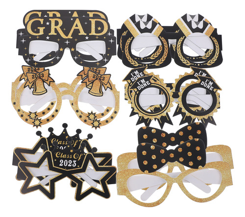 Gafas De Papel Star Decor Para La Temporada De Graduación Ce