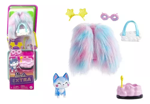 Ropa Para Barbie Extra, Ropa Y Mascota Gato Con Accesorios