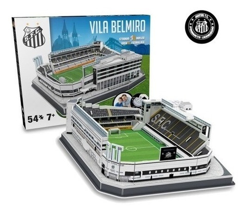 Maquete 3d Oficial Estadio Vila Belmiro Santos