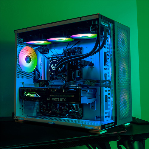 Gabinete Dxt Gaming Titan T5 Media Torre 4 Fan Usb-c Argb