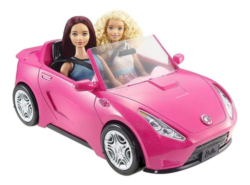 Auto Carro Convertible Deportivo Glam Barbie Origina Playero