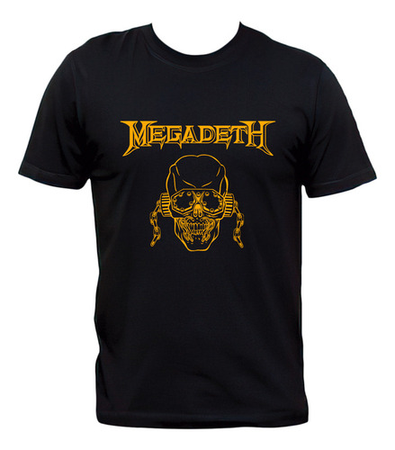 Remera Megadeth Thrash Metal Algodón Premium