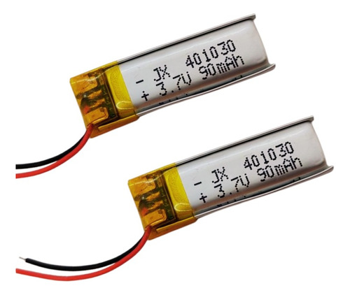 2 Baterias 401030 Beston Litio 3.7v Polímero Li-ion 90mah 