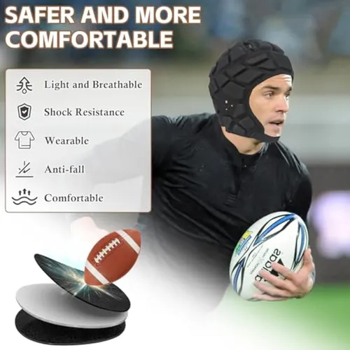 Universal Soft Shell Flag Football Helmet With