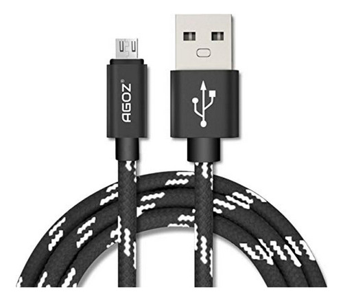 Cable De Carga Rápido Usb Trenzado Durable Compatible Con Di