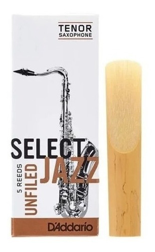 Palheta Select Jazz Para Sax Tenor - Unfiled - Escolha O Nº