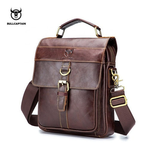 Bolso Cuero / Bolso Hombro Cuero Bullcaptain Djb 302