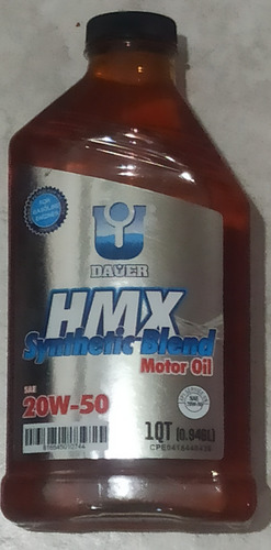 Aceite Dauer Semisintético 20w50 Sellado