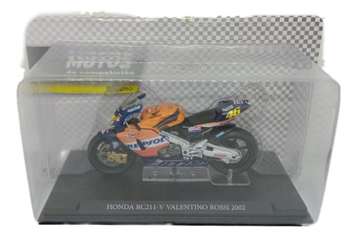 Moto Coleccion Honda Rc211-v Valentino Rossi 2002 Grijalbo