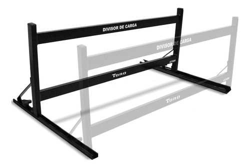 Divisor Cargas Caçamba Fiat Toro 2022 2023 Aço Preto