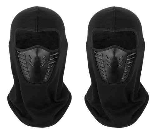 Pack 2 Máscaras Balaclava Térmica Bicicleta Moto Pasamontaña