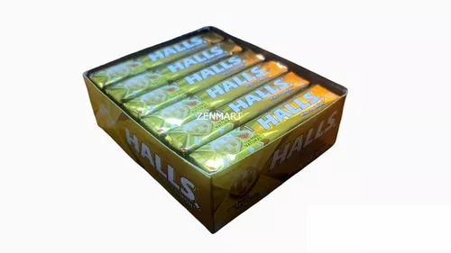 Caramelo macizo Halls sabor limón con miel 9 pzas