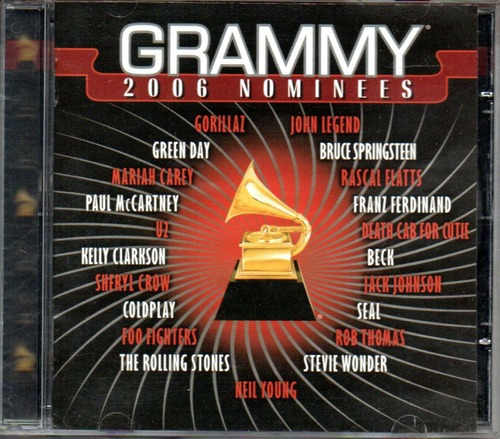 Cd Grammy 2006 - Gorillaz - Seal Rob - Thomas - U2