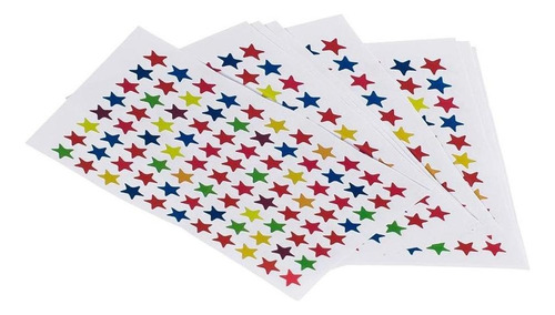 . 880 Piezas Pegajosas En Forma De Estrella Multicolor