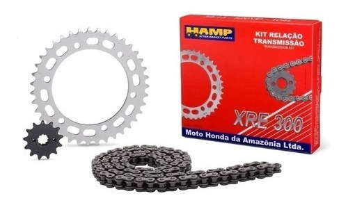 Kit Relação Transmissão Xre 300 2010 À 2018 Original Hamp