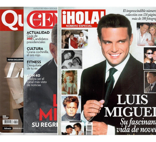 Luis Miguel Paquete De Revistas