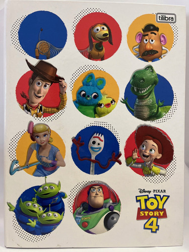Caderno Brochura 80 folhas Toy Story 4 Tilibra