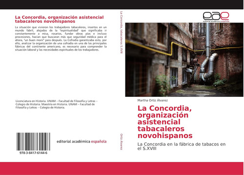 Libro: La Concordia, Organización Asistencial Tabacaleros No