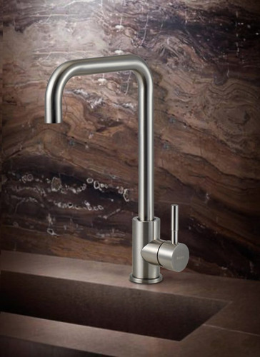 Grifería De Cocina Monocomando Peirano Swift 20-147 Acero Pulido Grifo Canilla Mezcladora Kitchen