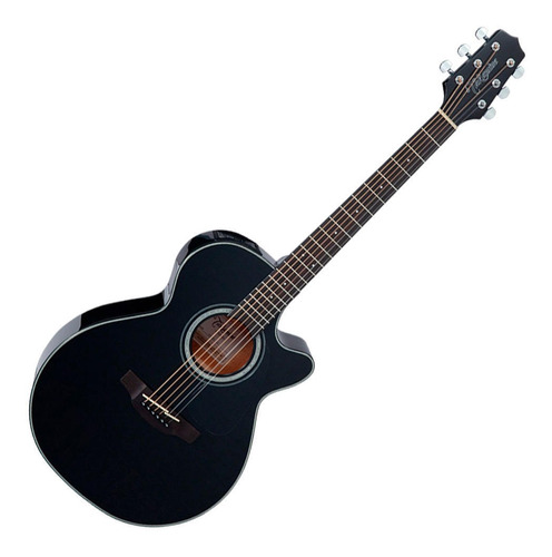 Guitarra Electroacústica Gf15ce, Color Gloss Black takamine