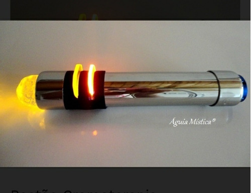 Imagem 7 de 7 de Bastão Cromoterapia Massageador Com Cristal Quartzo