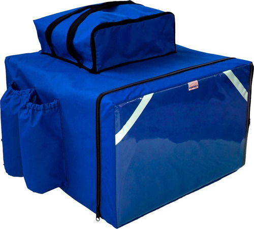 Imagem 2 de 3 de Bolsa Mochila Bag Pizza Isopor 52cm Bolso Superior Térmico