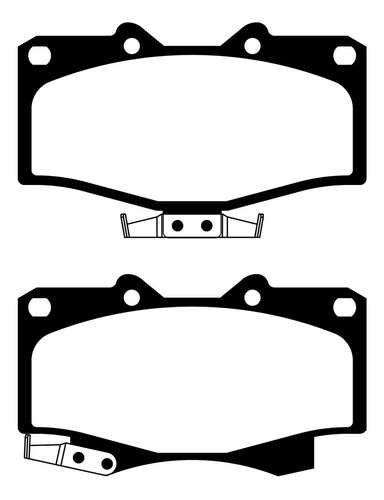 Pastillas Frenos Delanetro Toyota 4 Runner Hilux 4x4 Cruiser